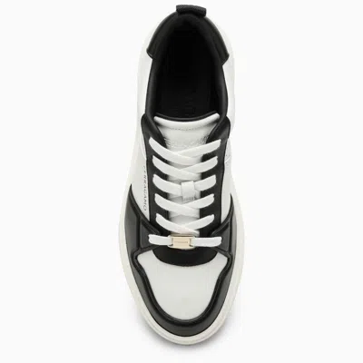 Ferragamo Suede Patch Skate Sneaker