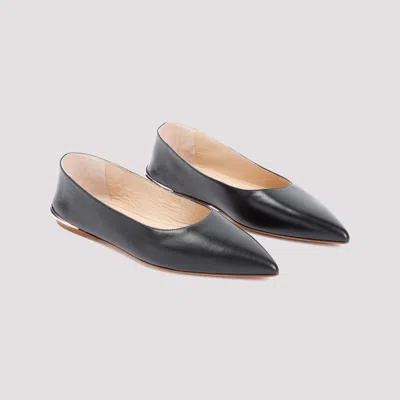 Gabriela Hearst Fleur Leather Ballet Flats
