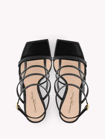 Gianvito Rossi Mondry 95 Caged Leather Sandals