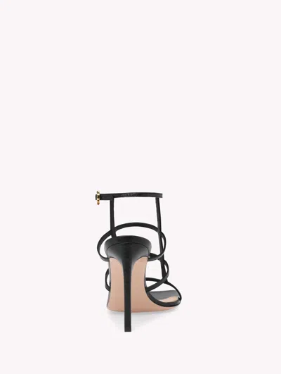 Gianvito Rossi Mondry 95 Caged Leather Sandals