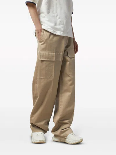 Gucci Brown Cargo Pocket Trousers In Brown