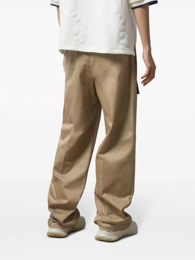 Gucci Brown Cargo Pocket Trousers In Brown