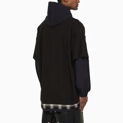 Miharayasuhiro Maison Mihara Yasuhiro Three Layer Hooded Shirt