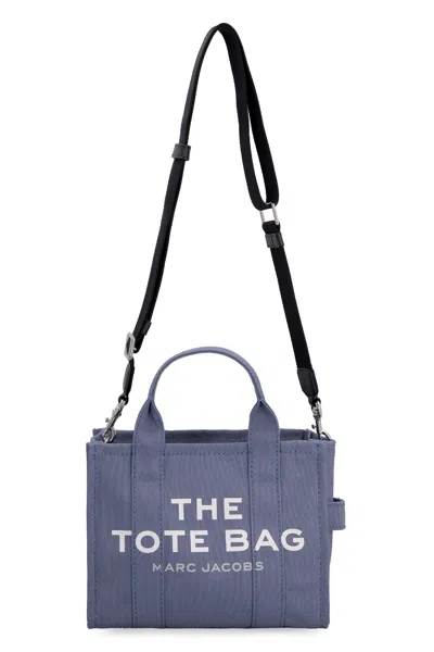 Marc Jacobs Air Force Blue Canvas Mini The Tote Bag Handbag In Blue