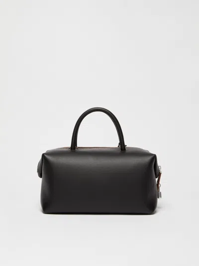 Max Mara Small Shiny Leather Satchel Bag