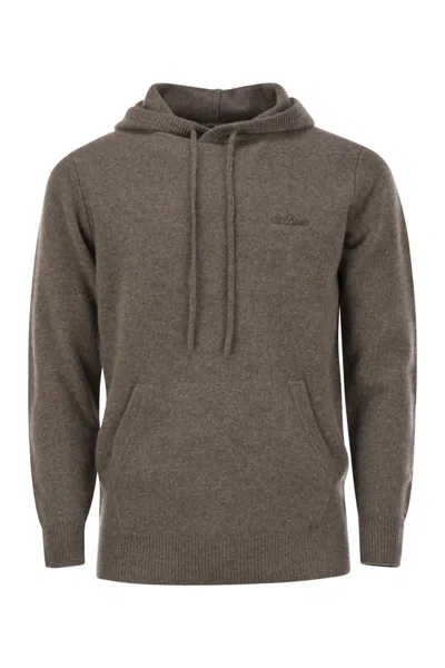Mc2 Saint Barth Mahony - Hooded Lambswool Jumper
