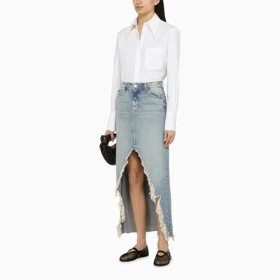 Mother The Ditcher Maxi Super Frayed Skirt