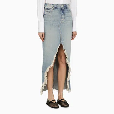 Mother The Ditcher Maxi Super Frayed Skirt