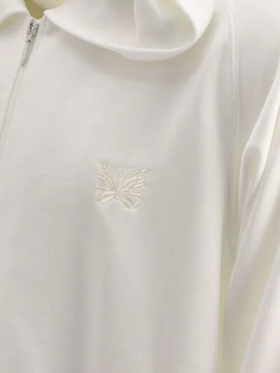 Needles Hooded Sweatshirt Embroidered Zip