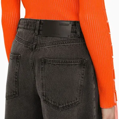 Off-white Black Washed Balloon Jeans