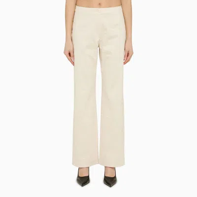 Our Legacy Regular White Cotton Trousers