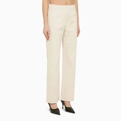 Our Legacy Regular White Cotton Trousers