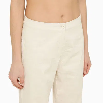 Our Legacy Regular White Cotton Trousers