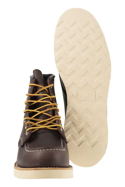 Red Wing Black Cherry Excalibur Classic Moc Leather Boots