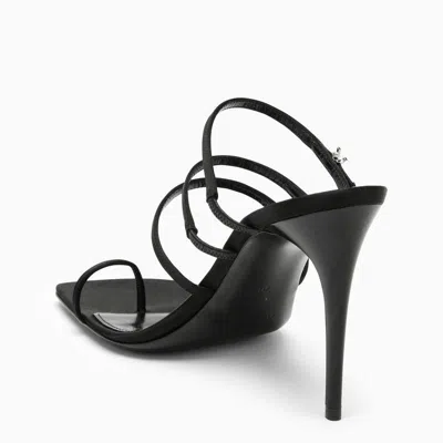 Saint Laurent Jerry 95mm Satin Mules In Black