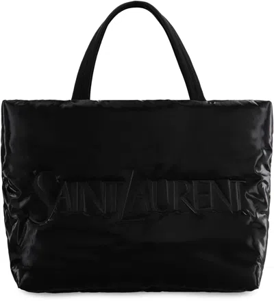 Saint Laurent Men's Padded Nylon Tote