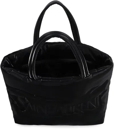 Saint Laurent Men's Padded Nylon Tote