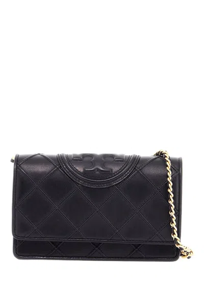 Tory Burch Fleming Crossbody Bag In Black