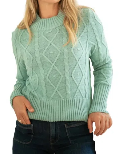 Burgess Sweaters Dublin Sweater In Teal In Blue