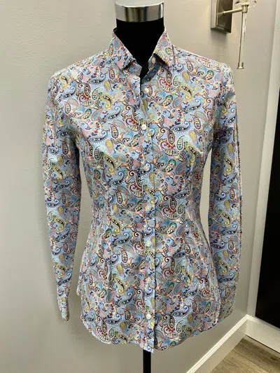 Emanuel Berg Paisley Shirt In Multi In Multi