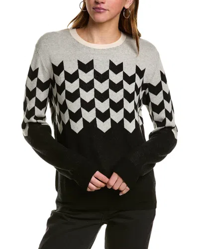 Kier + J Wool & Cashmere-blend Sweater In White