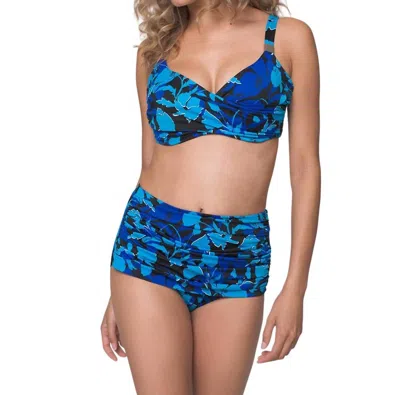 Miraclesuit Petal Play Norma-jean Bikini In Blue In Blue