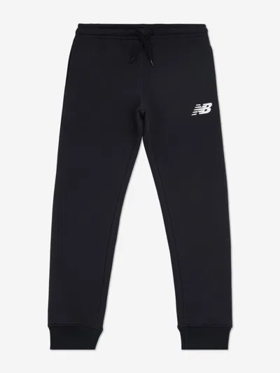 New Balance Logo-print Track Pants In Black
