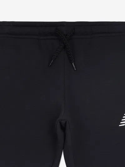 New Balance Logo-print Track Pants In Black