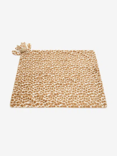 Jellycat Bashful Giraffe Blanket In Brown