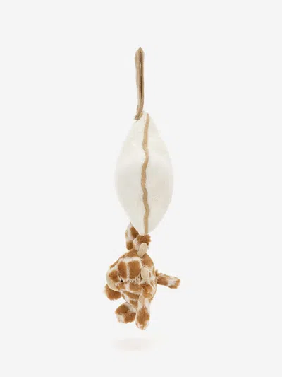 Jellycat Bashful Giraffe Musical Pull In Brown