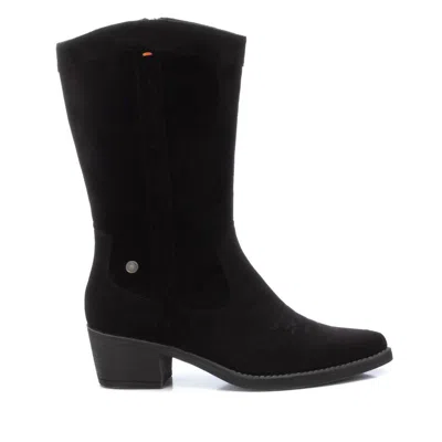 Xti Women's Italian Western Boots In Black In Black