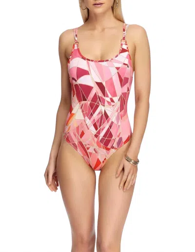 Jets Adagio One-piece Bikini In Rosewood In Pink