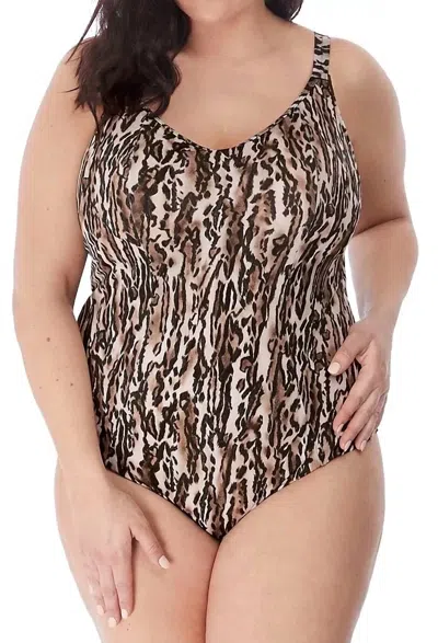 Elomi Fierce One-piece Bikini In Black In Black