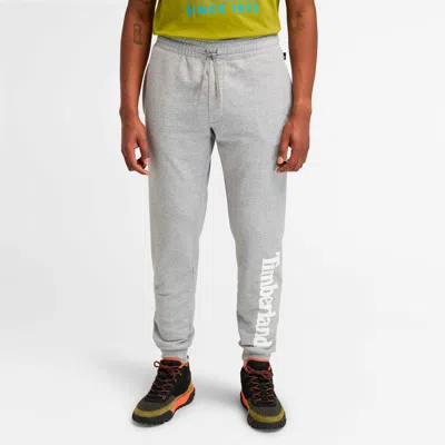 Timberland Men's Northwood Us Wordmark Logo Brushback Sweatpant In Grey