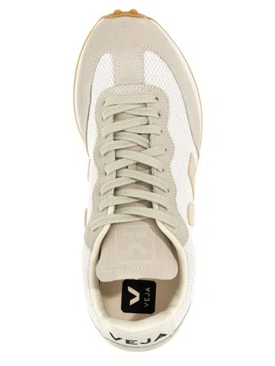 Veja Two-tones Polyester And Suede Rio Branco Sneakers In White