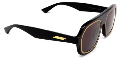 Bottega Veneta Bv1217s Black Sunglasses In Black/gray