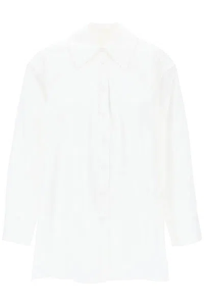 Jil Sander "oversized Shirt With Double In White