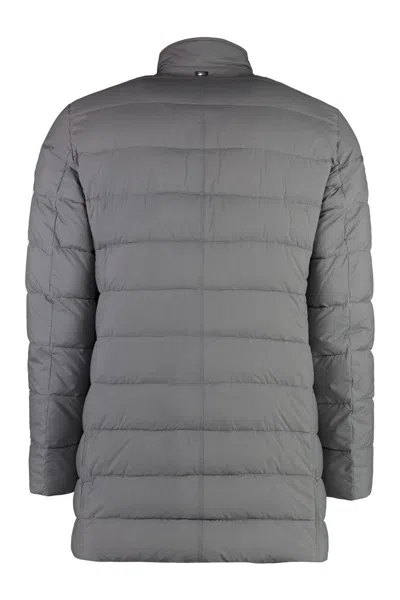 Herno Men's Techno-nylon Down Jacket In Gray