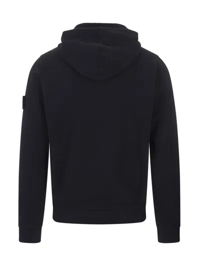 Stone Island Oversized Hoodie With Raglan Sleeves In Blue