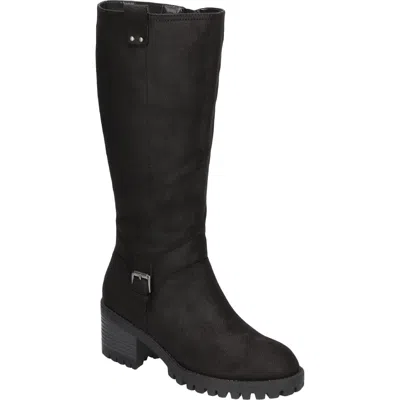 Bella Vita Lorielle Womens Round Toe Tall Knee-high Boots In Black