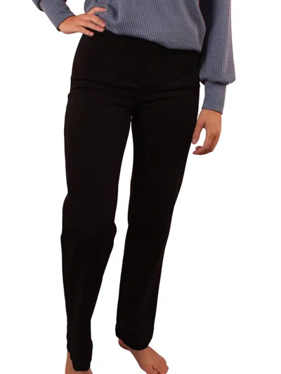 Judy Blue Highwaist Patch Pocket Straight Jean In Black In Black