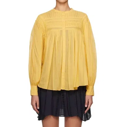 Isabel Marant Plalia Blouse In Sunlight In Multi