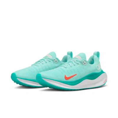 Nike Women's Reactx Infinity Run 4 In Jade Ice/picante Red/white In Multi