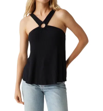 Michael Stars Imani Halter Top In Black