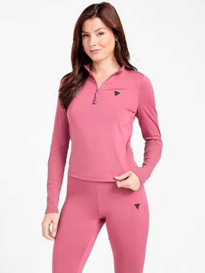 Guess Factory Anais Ribbed Panel Top In Multi
