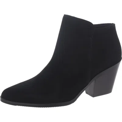 Blondo Womens Suede Pointed Toe Booties In Black