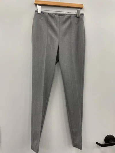 Lorena Antoniazzi Light Grey Tapered Wool Pant In Grey