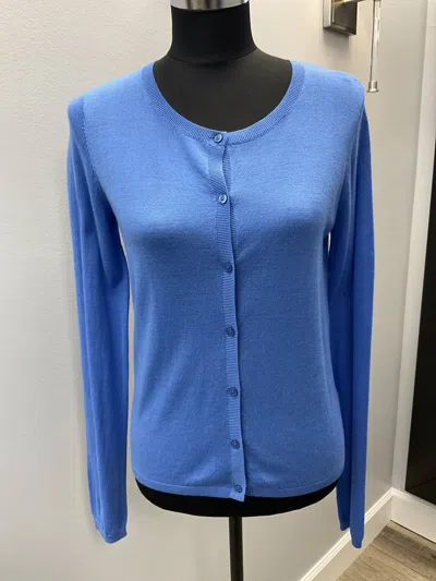 0039 Italy Summer Cardigan In Blue In Blue