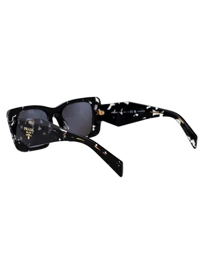 Prada 0pr 08ys Sunglasses In 15s5z1 Black Crystal Tortoise