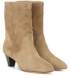 ISABEL MARANT DYNA SUEDE BOOTS,P00189171-2